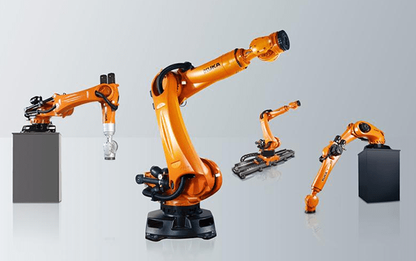 Kuka industrial robots of different types